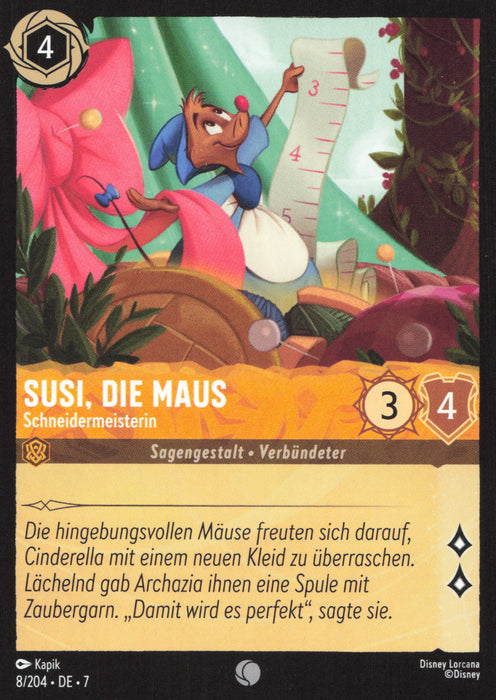 Susi, die Maus - Schneidermeisterin 7ARI-008 Common Deutsch
