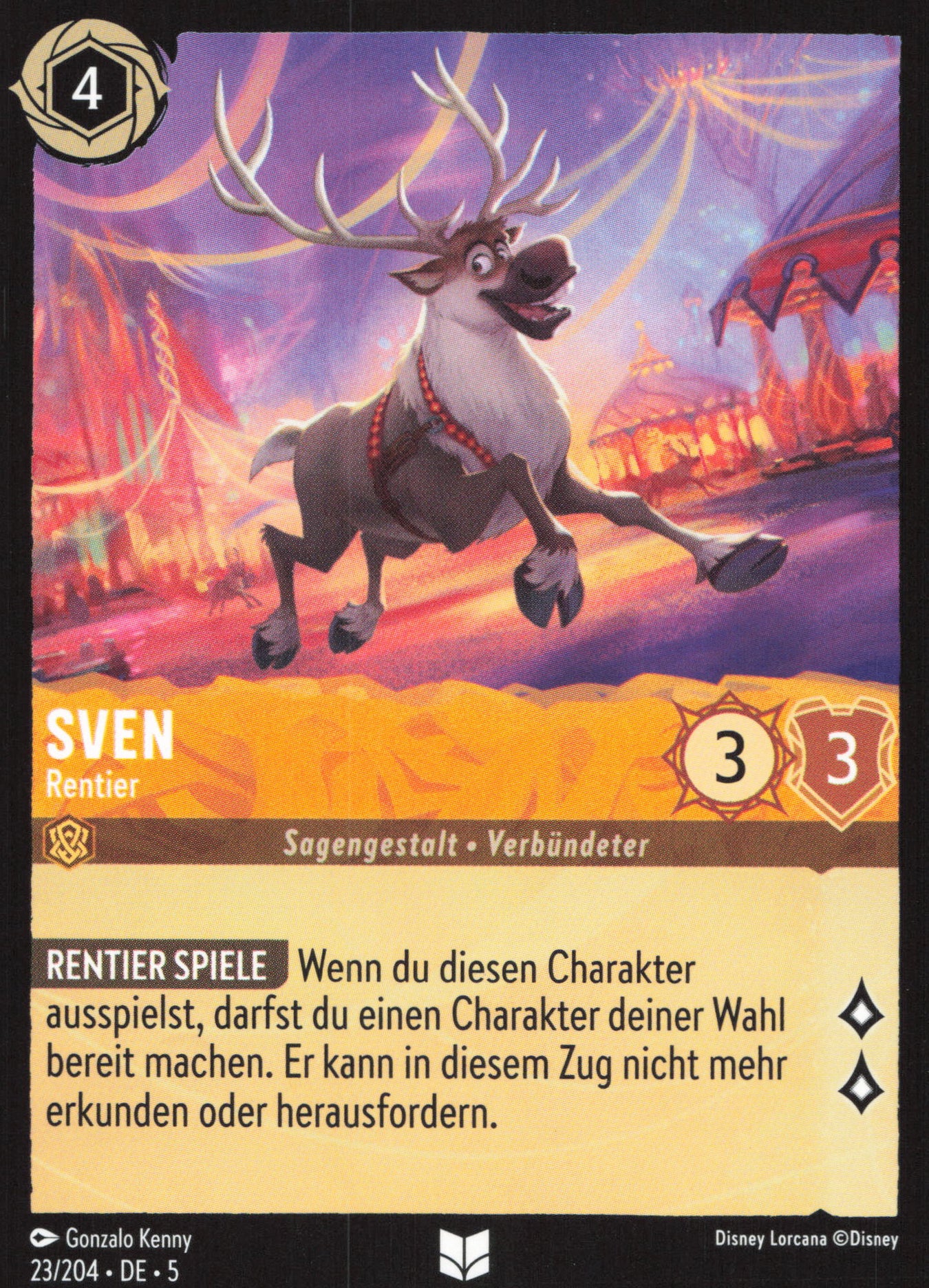 Alle Sven Charakterkarten in Disney Lorcana