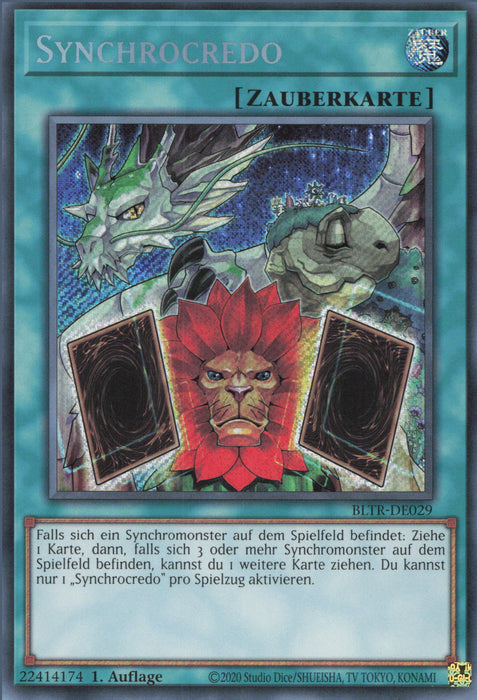 Synchrocredo BLTR-DE029 Secret Rare Deutsch