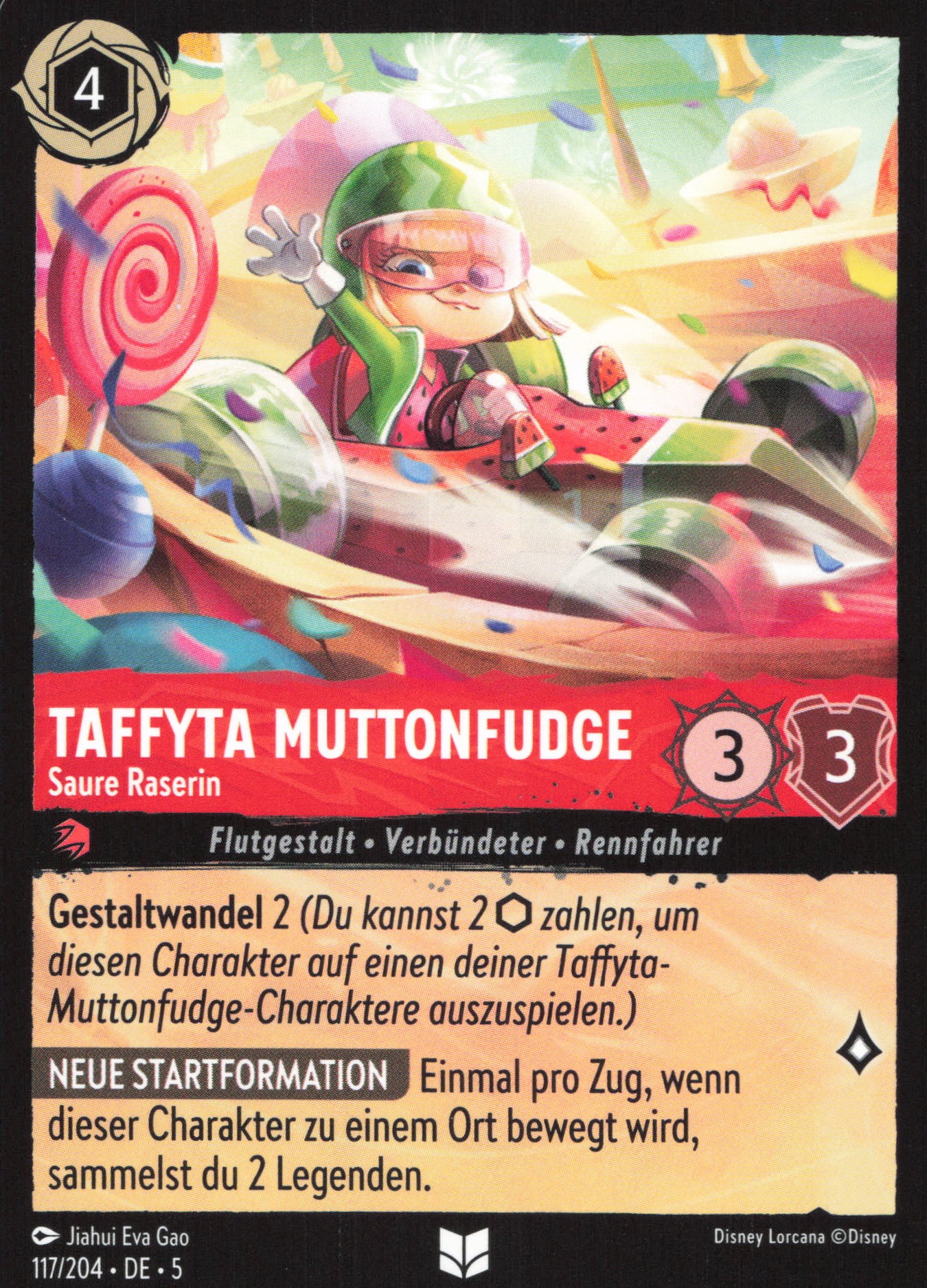 Alle Taffyta Muttonfudge Charakterkarten in Disney Lorcana