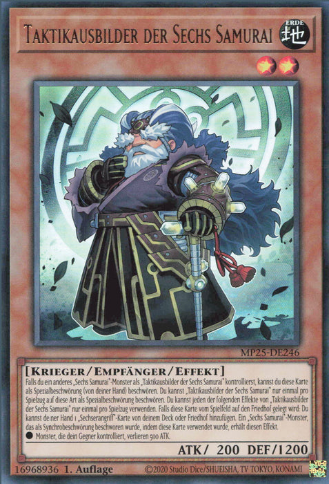 Taktikausbilder der Sechs Samurai MP25-DE246 Ultra Rare Deutsch