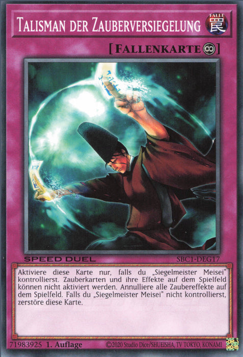 Talisman Der Zauberversiegelung SBC1-DEG17 Common Deutsch