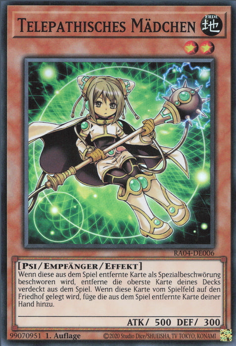 Telepathisches Mädchen (V.1) RA04-DE006 Super Rare Deutsch