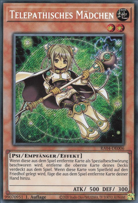 Telepathisches Mädchen (V.3) RA04-DE006 Secret Rare Deutsch