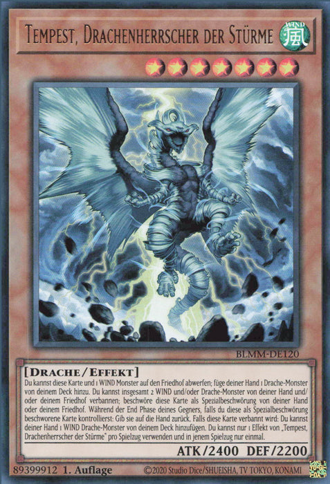 Tempest, Drachenherrscher der Stürme BLMM-DE120 Ultra Rare Deutsch