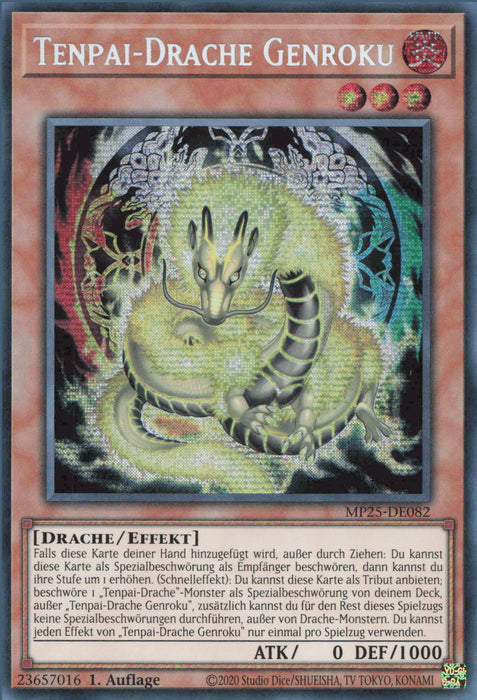 Tenpai-Drache Genroku MP25-DE082 Secret Rare Deutsch