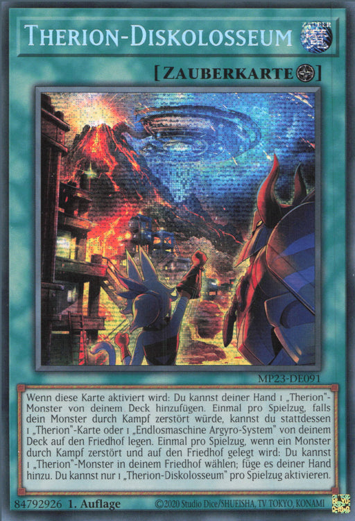 Therion-Diskolosseum MP23-DE091 Secret Rare ReCollectibles Therion-Diskolosseum MP23-DE091 Secret Rare ReCollectibles