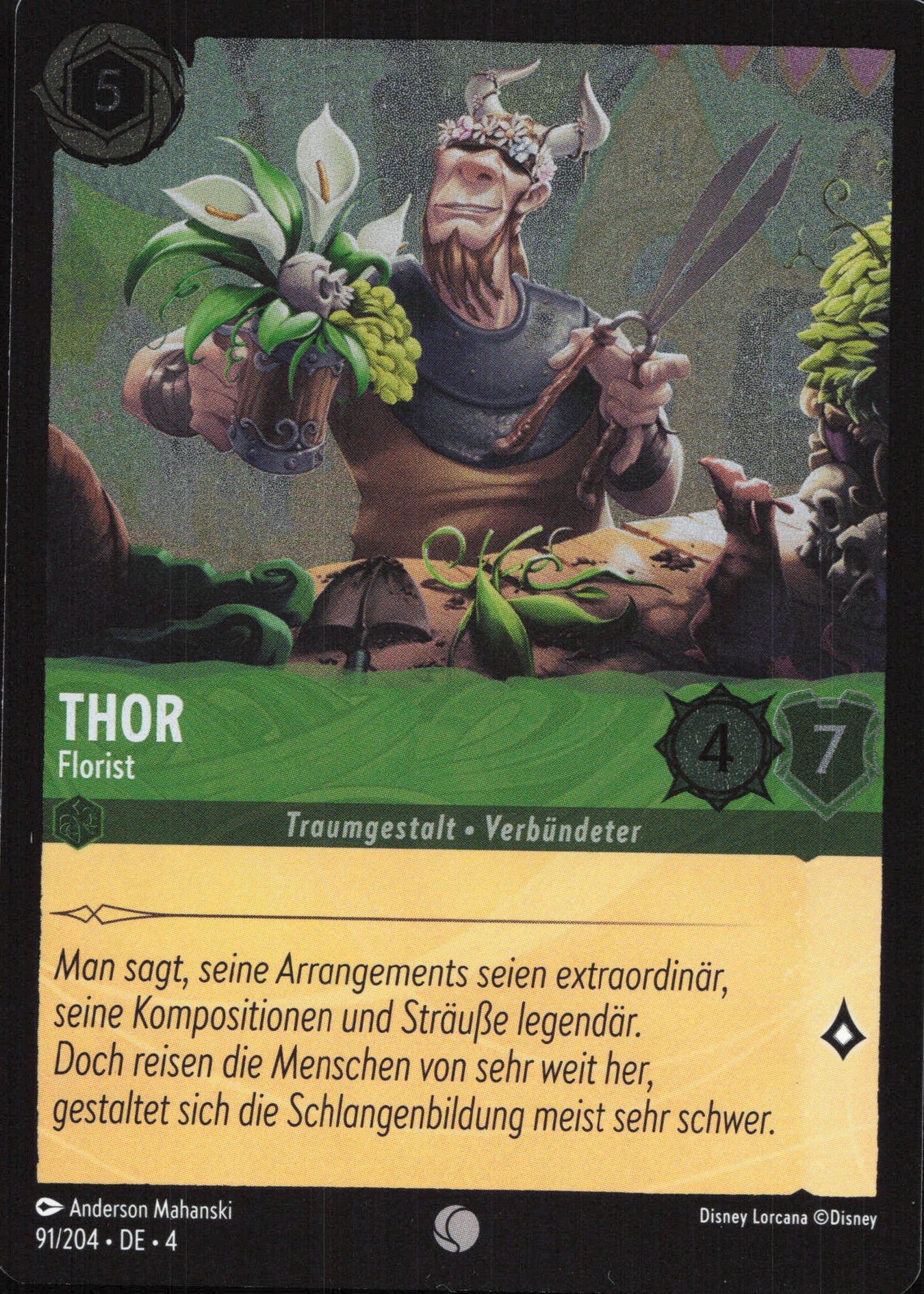 Alle Thor Charakterkarten in Disney Lorcana
