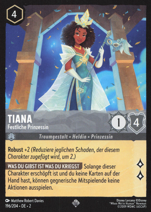 Tiana - Festliche Prinzessin 2ROF-196 Super Rare Deutsch