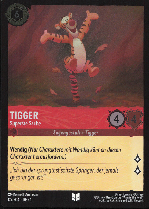 Tigger - Superste Sache 1TFC-127 Uncommon Deutsch