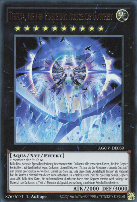 Tistina, die der Finsternis trotzende Gottheit (V.1) AGOV-DE089 Ultra Rare