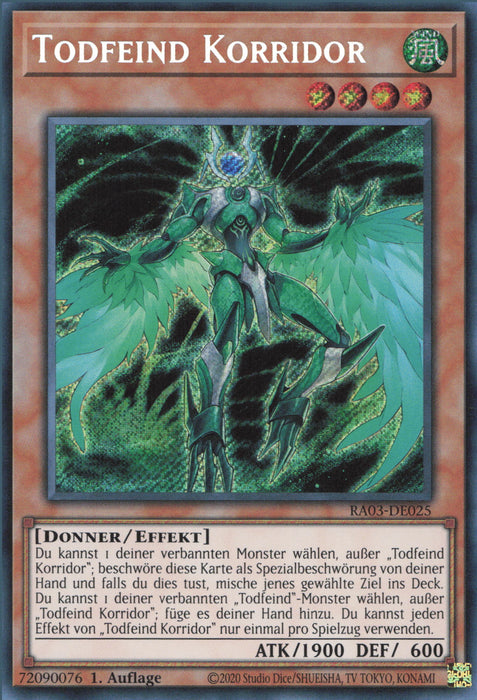 Todfeind Korridor (V.3) RA03-DE025 Secret Rare Deutsch