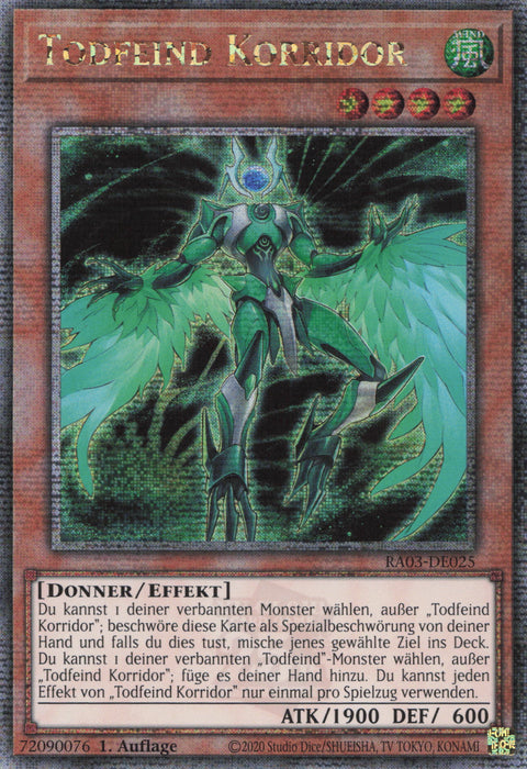 Todfeind Korridor (V.5) RA03-DE025 Quarter Century Secret Rare Deutsch