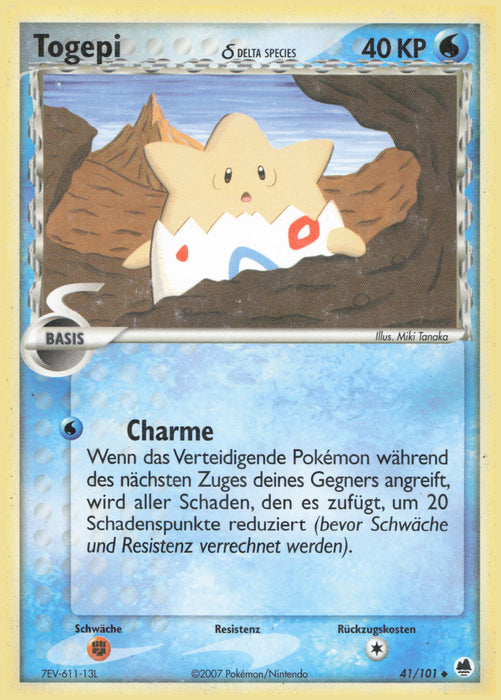 Togepi δ Delta Species DF-41 Uncommon Deutsch