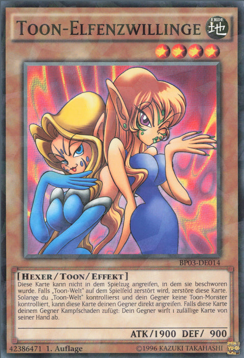 Toon-Elfenzwillinge (V.2) BP03-DE014 Shatterfoil Deutsch