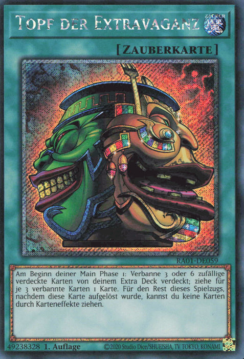Topf der Extravaganz (V.4) RA01-DE059 Platinum Secret Rare