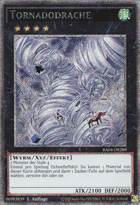 Tornadodrache (V.1) RA04-DE289 Platinum Secret Rare Deutsch