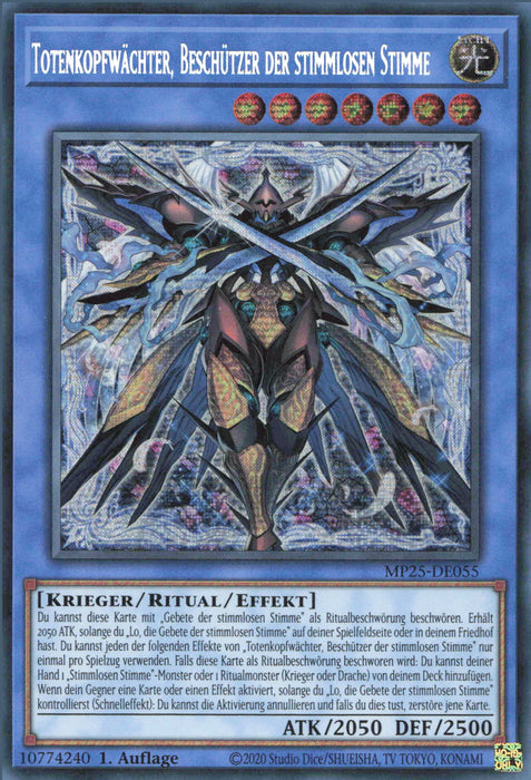 Totenkopfwächter, Beschützer der stimmlosen Stimme MP25-DE055 Secret Rare Deutsch