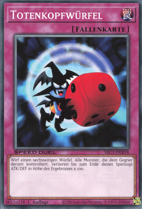 Totenkopfwürfel SBC1-DEB18 Common Deutsch