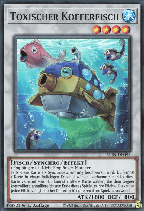 Toxischer Kofferfisch ALIN-DE085 Super Rare Deutsch