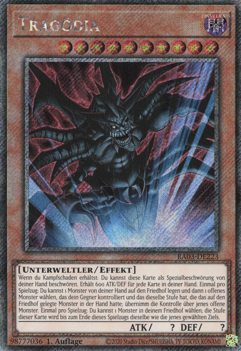 Tragödia (V.1) RA03-DE223 Platinum Secret Rare Deutsch
