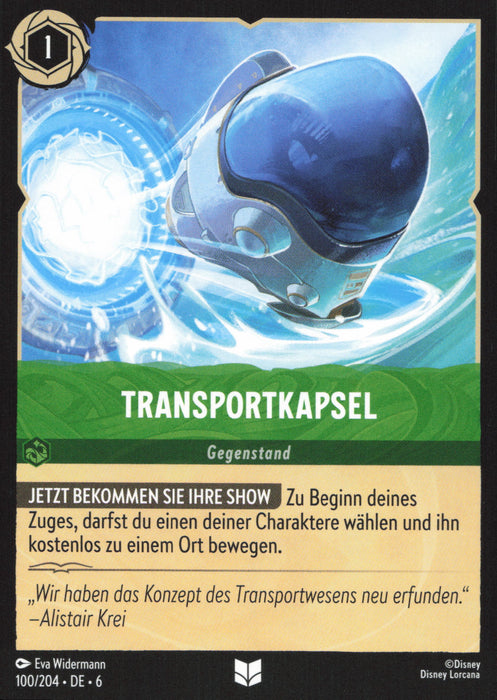 Transportkapsel 6AZS-100 Uncommon Deutsch