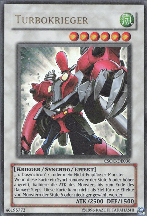 Turbokrieger (V.1) CSOC-DE038 Ultra Rare Deutsch