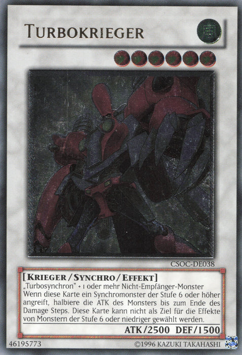 Turbokrieger (V.2) CSOC-DE038 Ultimate Rare