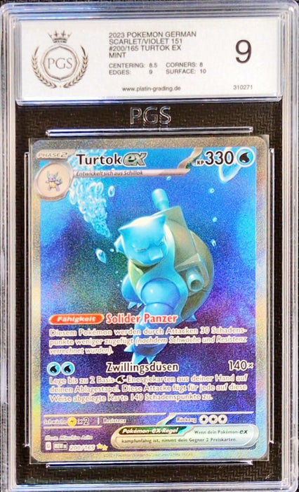 Turtok ex MEW-200 Special Illustration Rare Deutsch PGS-9