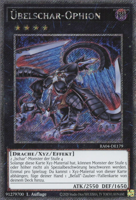 Übelschar-Ophion (V.1) RA04-DE179 Platinum Secret Rare Deutsch
