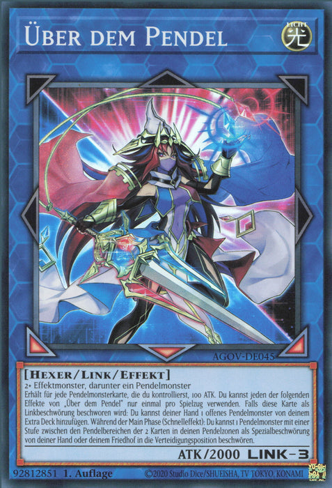 Über dem Pendel AGOV-DE045 Super Rare