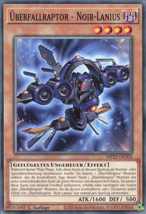 Überfallraptor - Noir-Lanius MP25-DE302 Common Deutsch