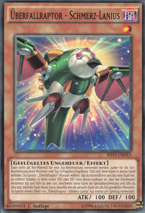 Überfallraptor - Schmerz-Lanius SHVI-DE015 Common Deutsch