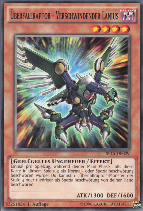 Überfallraptor - Verschwindender Lanius (V.1) SP15-DE029 Common Deutsch