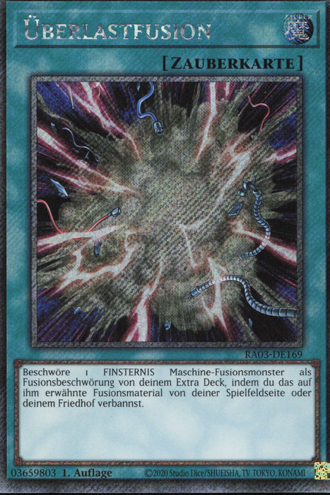 Überlastfusion (V.1) RA03-DE169 Platinum Secret Rare Deutsch