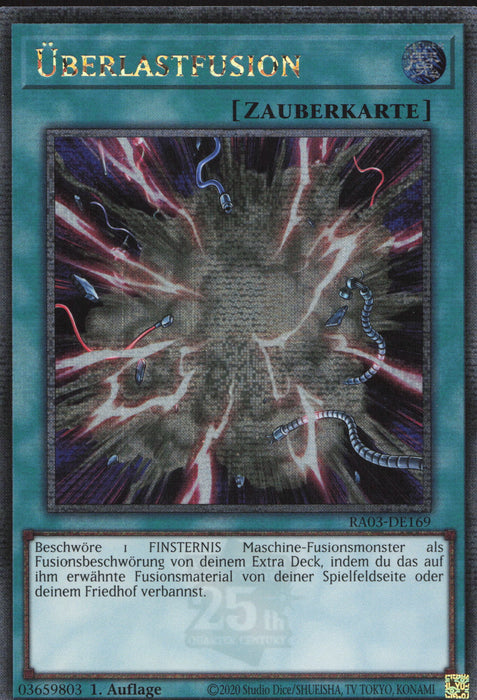 Überlastfusion (V.2) RA03-DE169 Quarter Century Secret Rare Deutsch