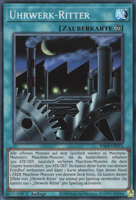 Uhrwerk-Ritter (V.1) RA03-DE071 Super Rare Deutsch