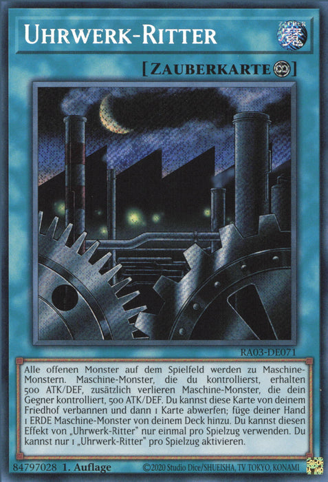 Uhrwerk-Ritter (V.3) RA03-DE071 Secret Rare Deutsch