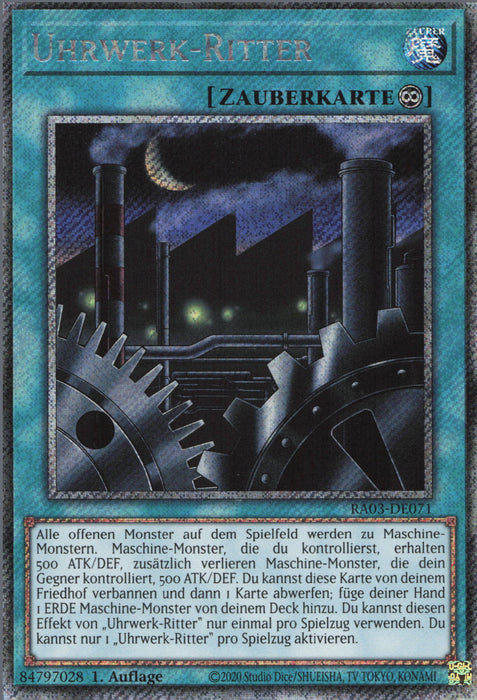 Uhrwerk-Ritter (V.4) RA03-DE071 Platinum Secret Rare Deutsch