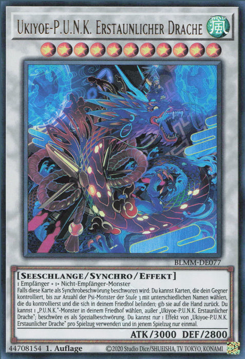 Ukiyoe-P.U.N.K. Erstaunlicher Drache BLMM-DE077 Ultra Rare Deutsch