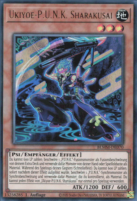 Ukiyoe-P.U.N.K. Sharakusai BLMM-DE070 Ultra Rare Deutsch