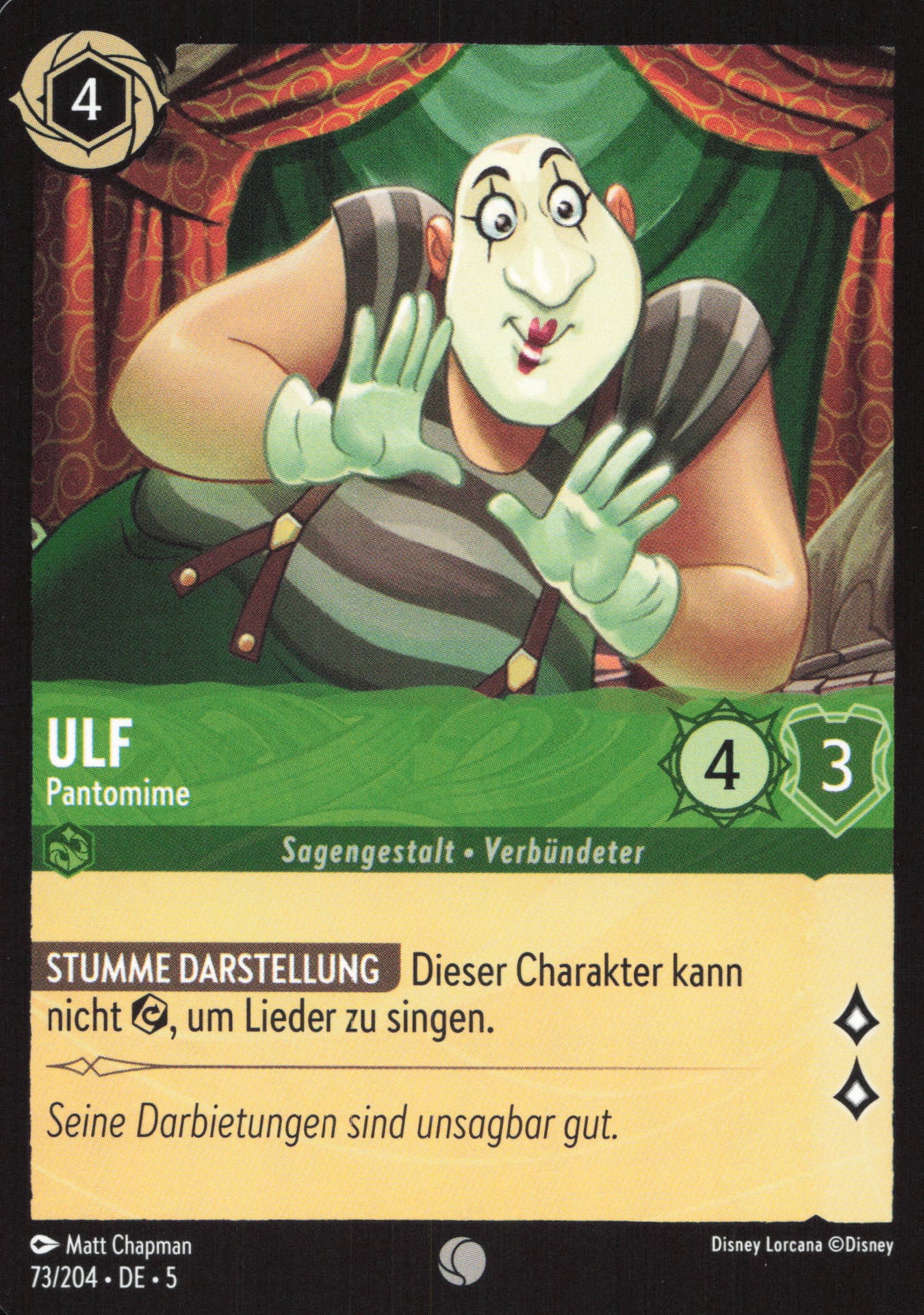 Alle Ulf Charakterkarten in Disney Lorcana