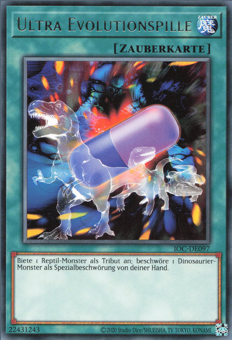 Ultra Evolutionspille IOC-25TH-DE097 Rare Deutsch