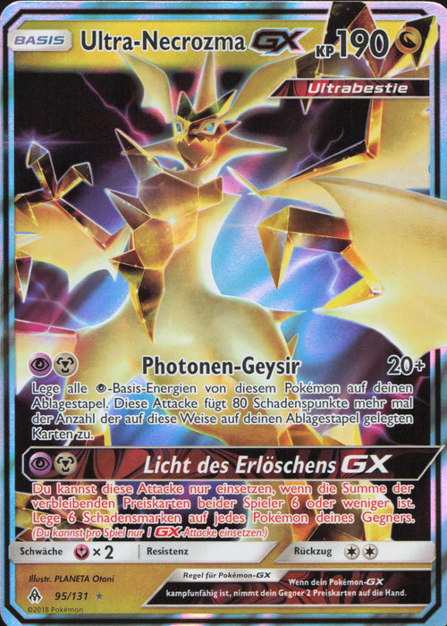 Ultra Necrozma GX FLI-95 Ultra Rare Deutsch