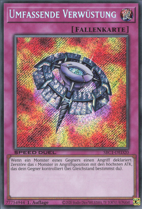 Umfassende Verwüstung (V.2) SBC1-DED20 Secret Rare Deutsch