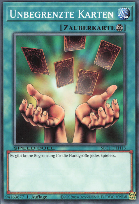 Unbegrenzte Karten SBC1-DEH13 Common Deutsch