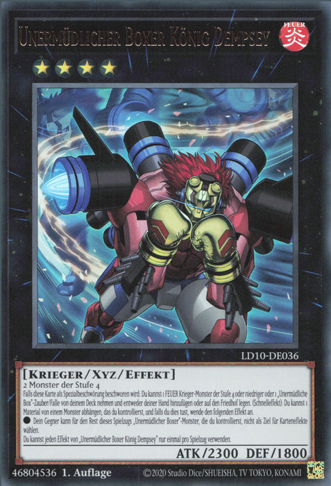 Unermüdlicher Boxer König Dempsey LD10-DE036 Ultra Rare Deutsch