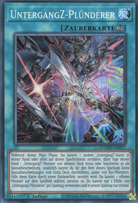 UntergangZ-Plünderer DOOD-DE057 Super Rare Deutsch