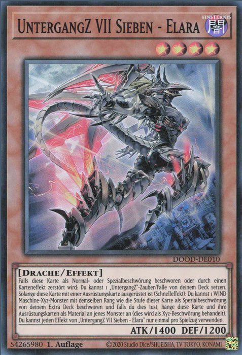UntergangZ VII Sieben - Elara DOOD-DE010 Super Rare Deutsch