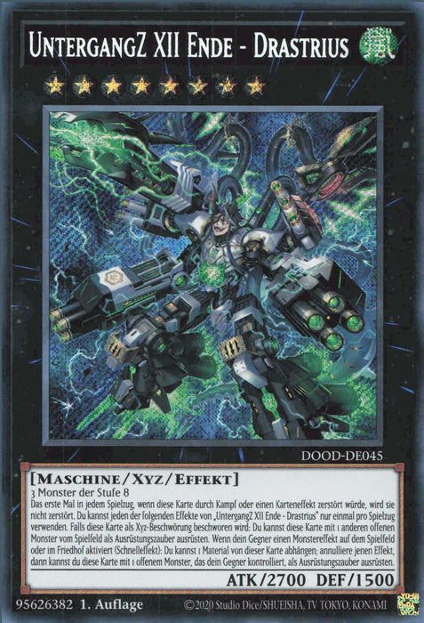 UntergangZ XII Ende - Drastrius (V.1) DOOD-DE045 Secret Rare Deutsch